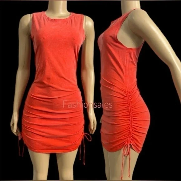 Victoria Secret Pink Side Cinch Fitted dress NWT size L - Picture 3 of 3